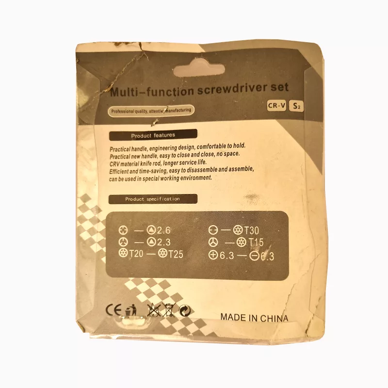 پیچ گوشتی مشتی جغجغه ای مدل CR_V7 بسته 7 عددی