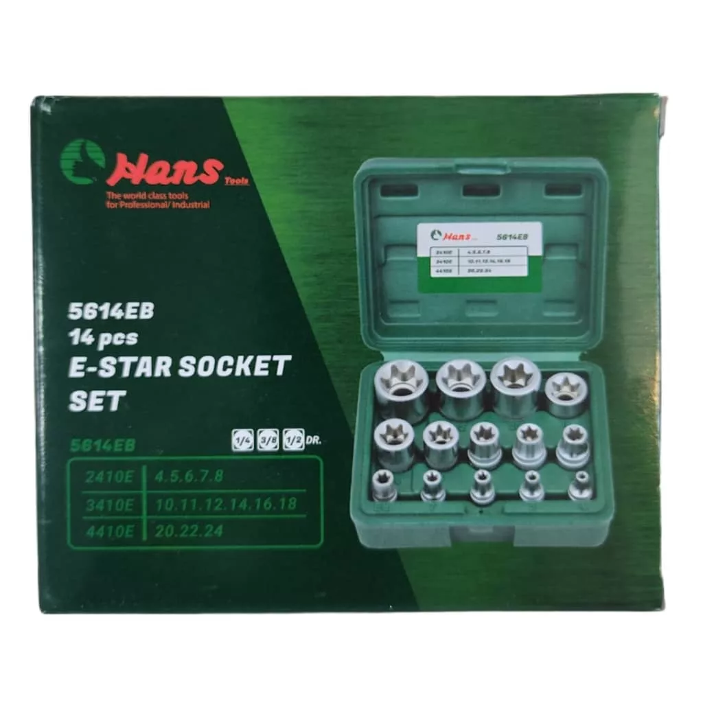 مجموعه 14 عددی بکس ستاره ای هنس مدل 5614EB