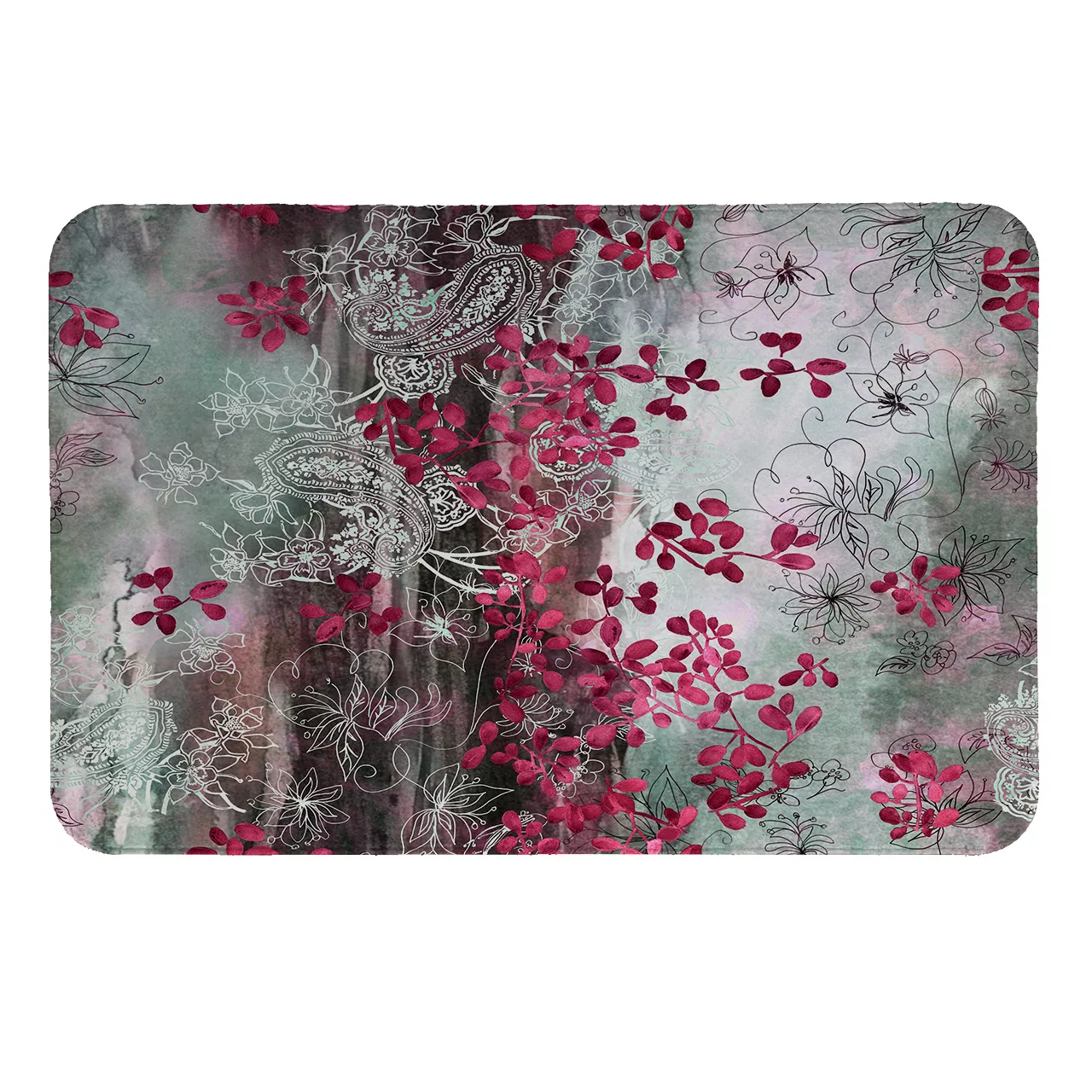 پادری طرح گل کد 5907 سایز 110 × 80 سانتی‌متر