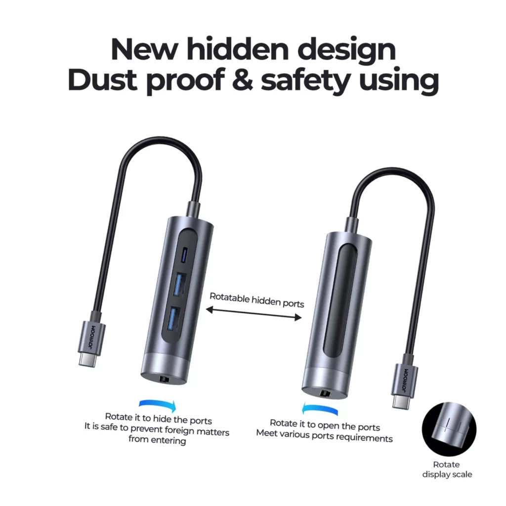 هاب 4 پورت USB-C جوی روم مدل S-H113