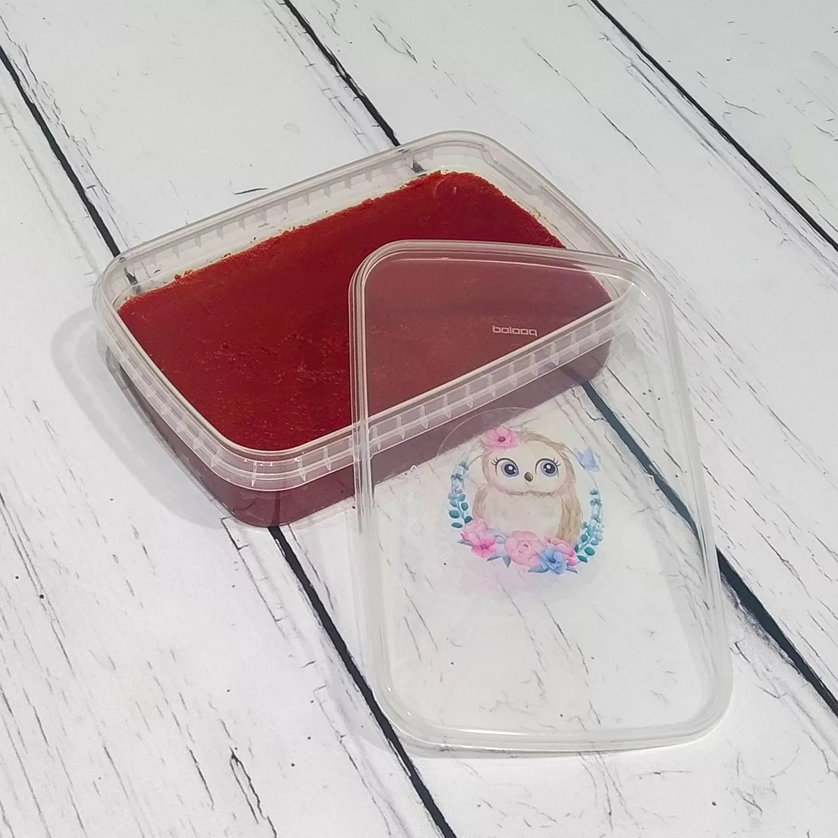 ظرف نگهدارنده مدل فریزری طرح جغد کد 700cc بسته 12 عددی