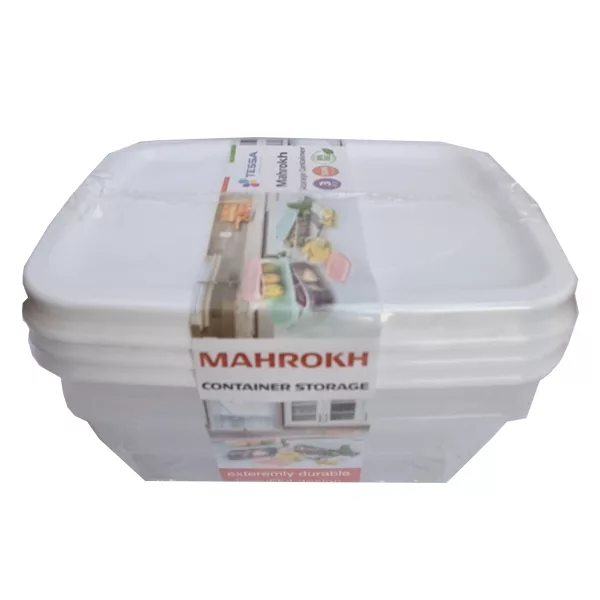 ظرف نگهدارنده تسا مدل ماهرخ 1 بسته 3 عددی