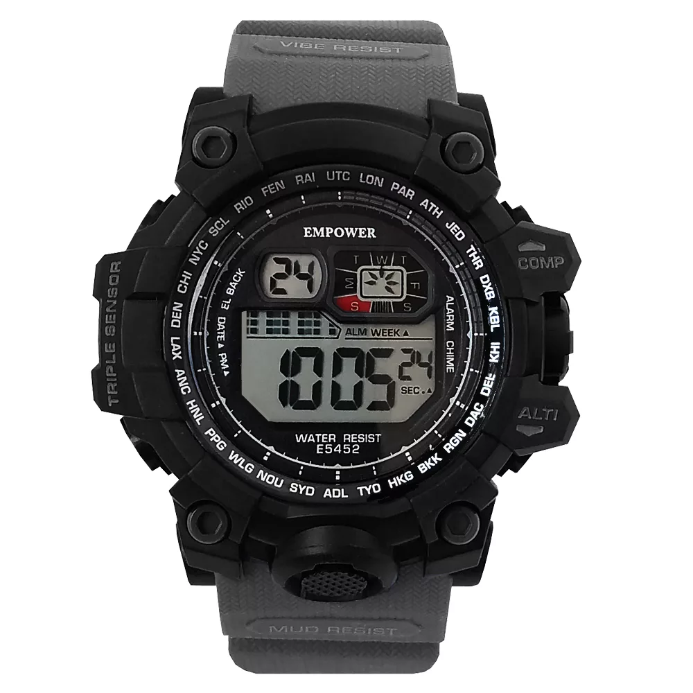 ساعت مچی دیجیتال مردانه امپاور مدل ورزشی اسپرت استخری کد 1035