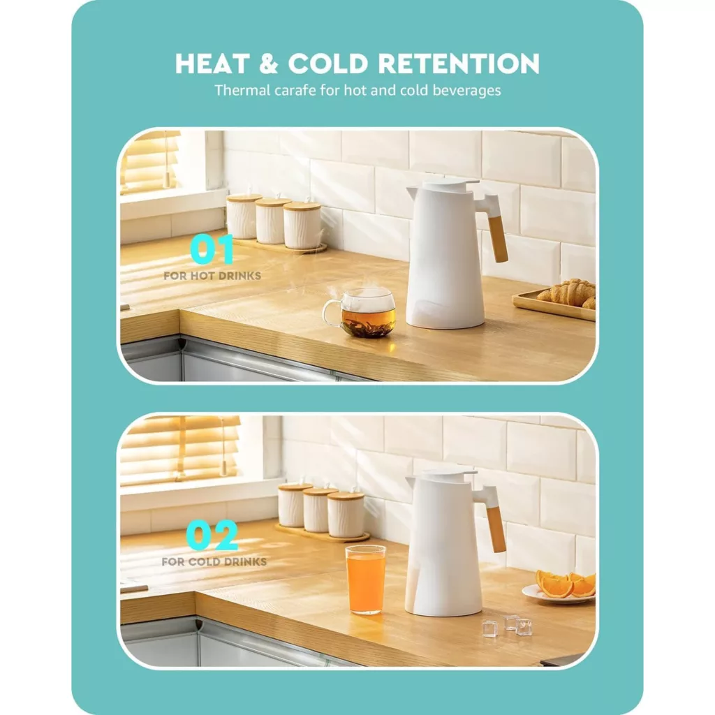 فلاسک مدل Warm and Cold گنجایش 1 لیتر