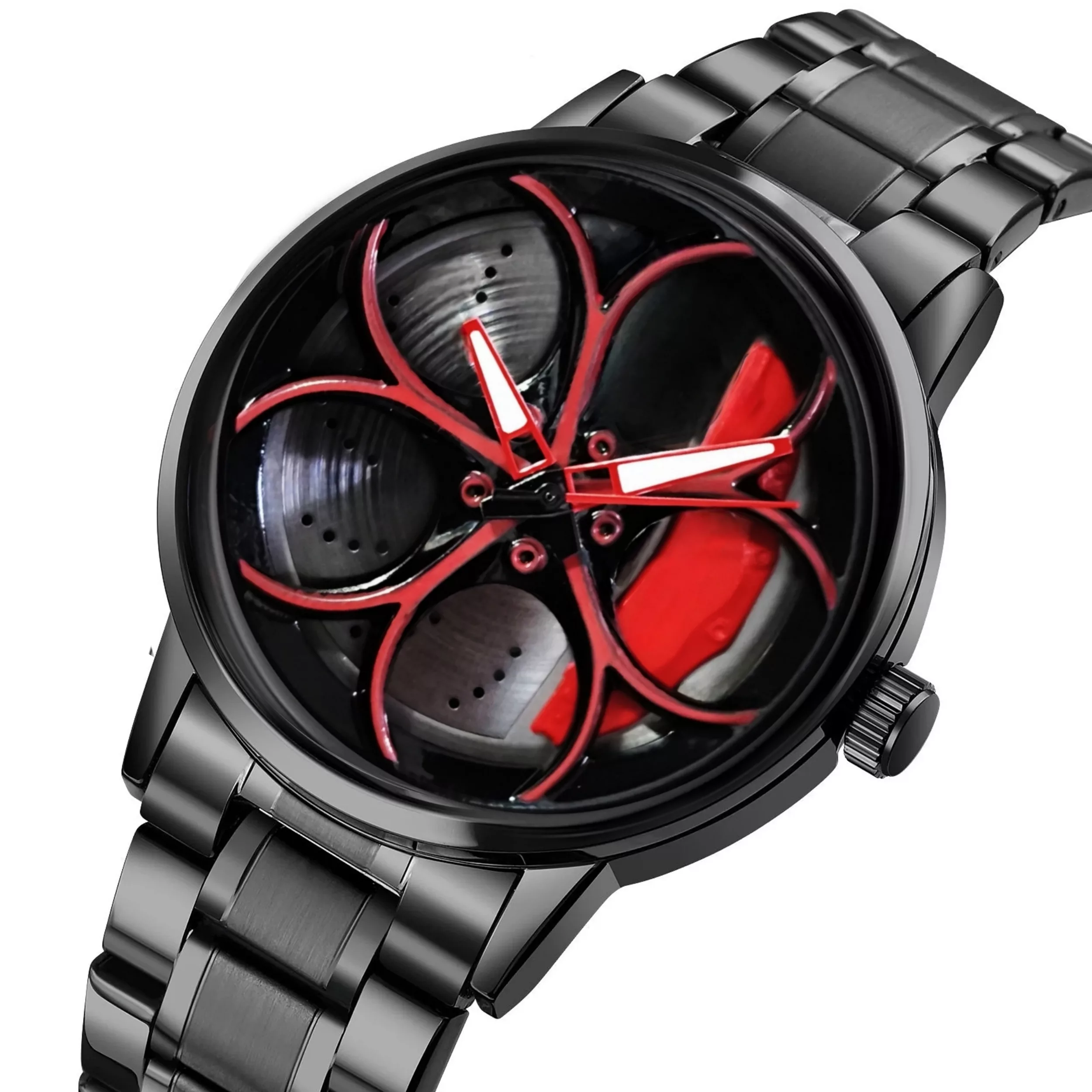 ساعت مچی عقربه‌ای کوارتز مردانه مدل صفحه رینگی چرخان کد 1