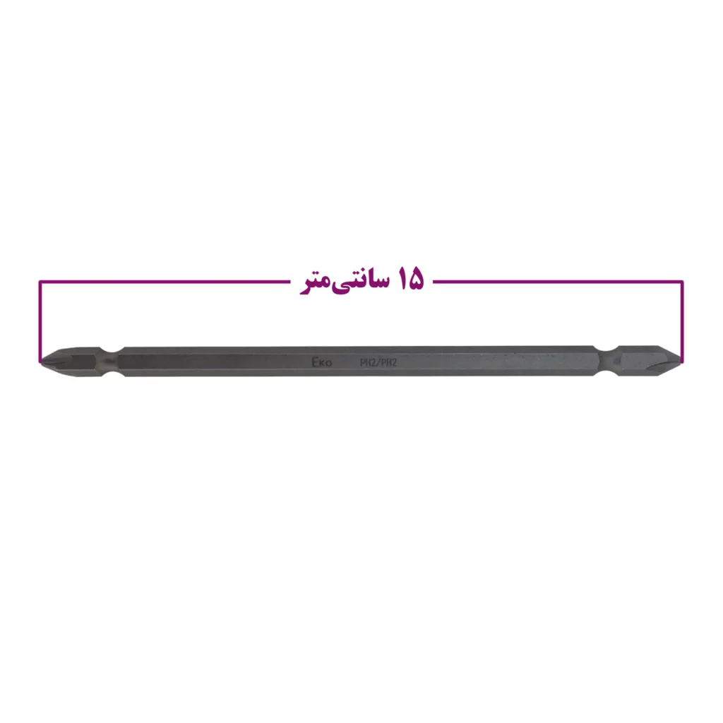 سری پیچ گوشتی دو سر چهارسو اکو مدل E-15 بسته 2 عددی