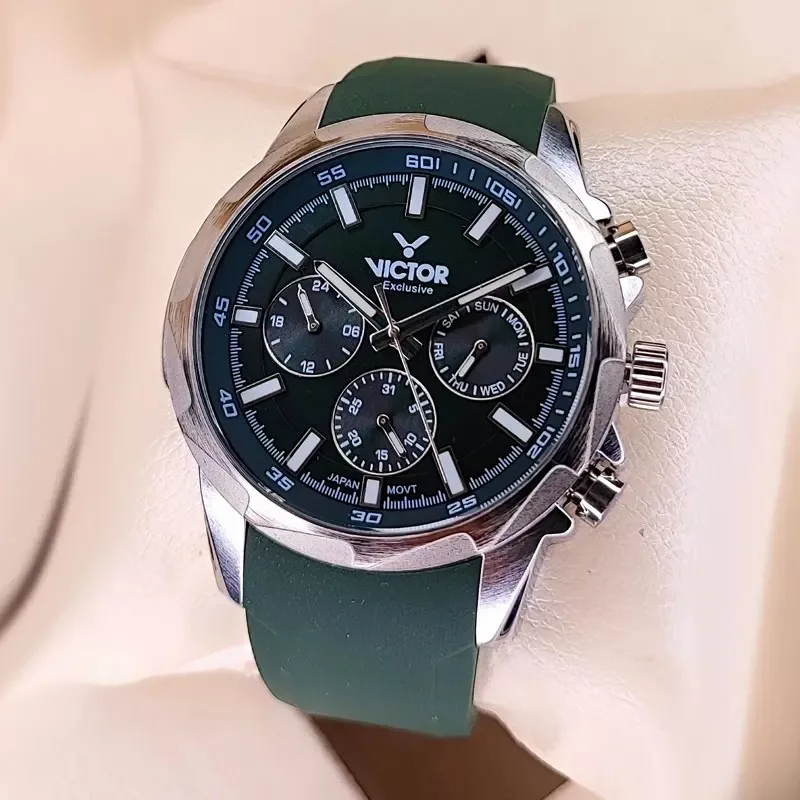 ساعت مچی عقربه‌ای کوارتز مردانه ویکتور مدل 5804M