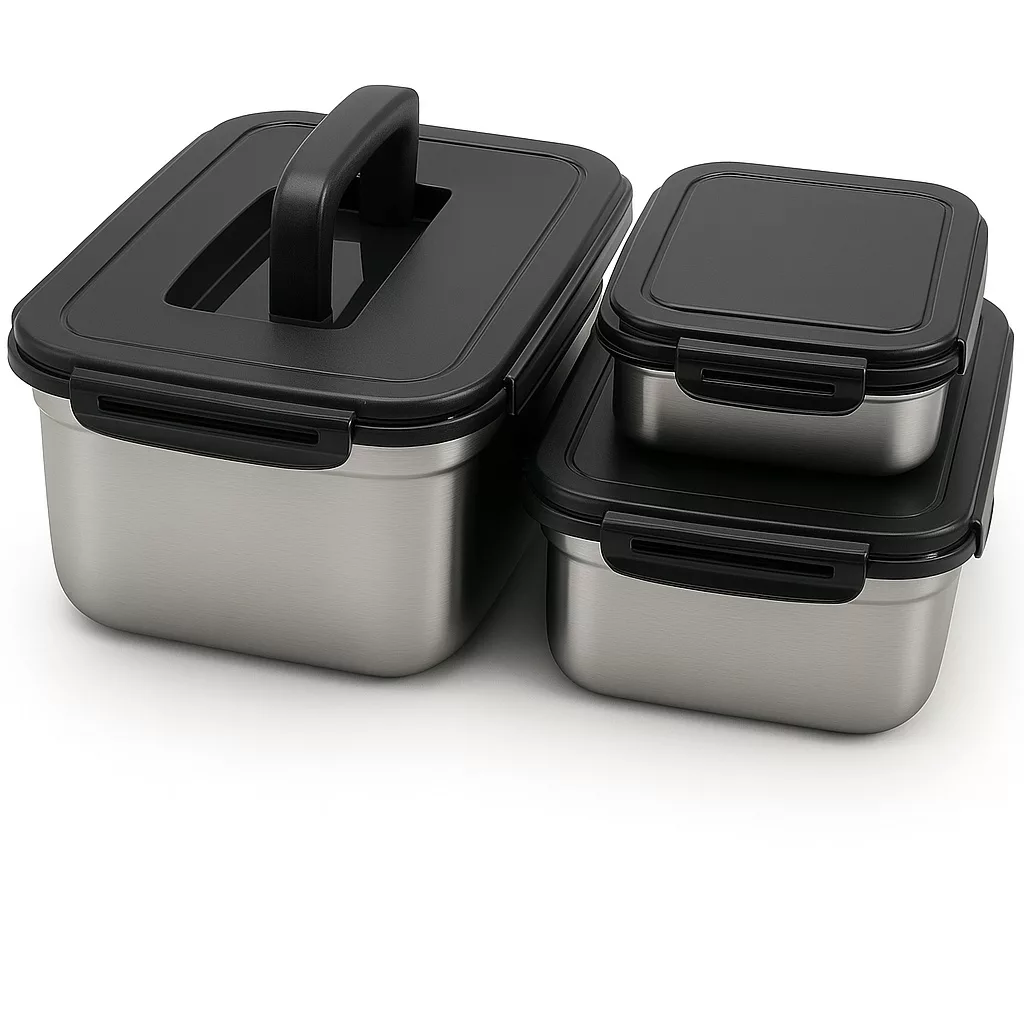 ظرف نگهدارنده کرکماز مدل Crisper مجموعه 3 عددی