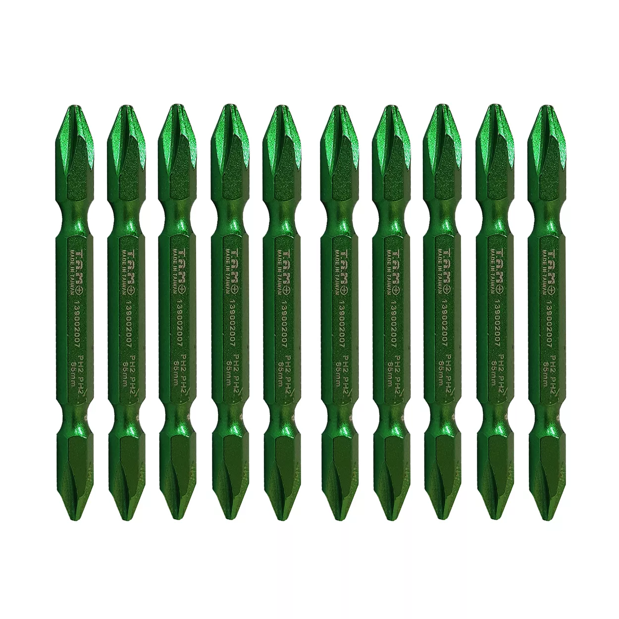 سری پیچ گوشتی دو سر چهار سو تام مدل AT - 65 مجموعه ده عددی