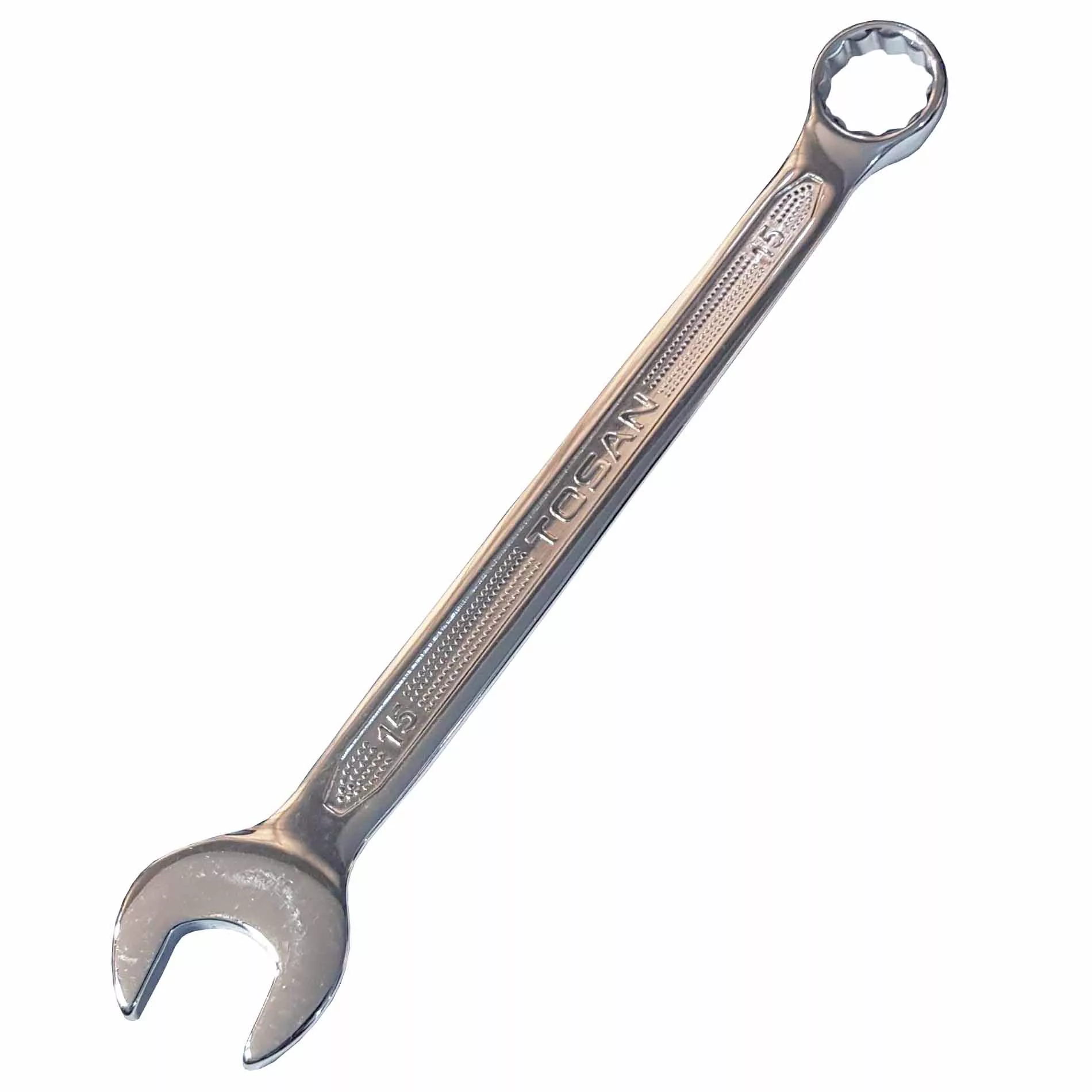 آچار یکسر تخت و یکسر رینگی توسن مدل TI101-15 سایز 15 میلی متر