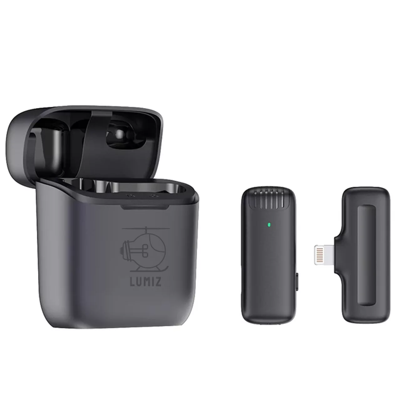 ست میکروفن بی سیم لومیز مدل J11 با درگاه اتصال لایتنینگ