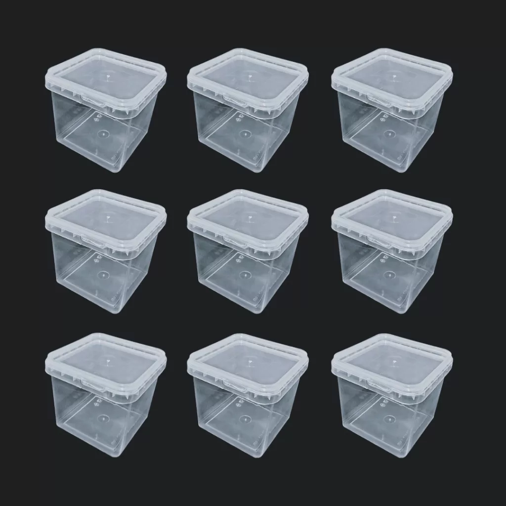 ظرف نگهدارنده مدل فریزری کد 520cc مجموعه 9 عددی