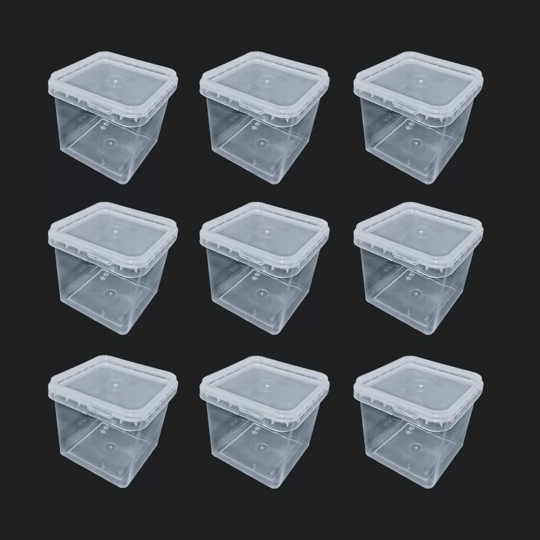 ظرف نگهدارنده مدل فریزری کد 520cc مجموعه 9 عددی