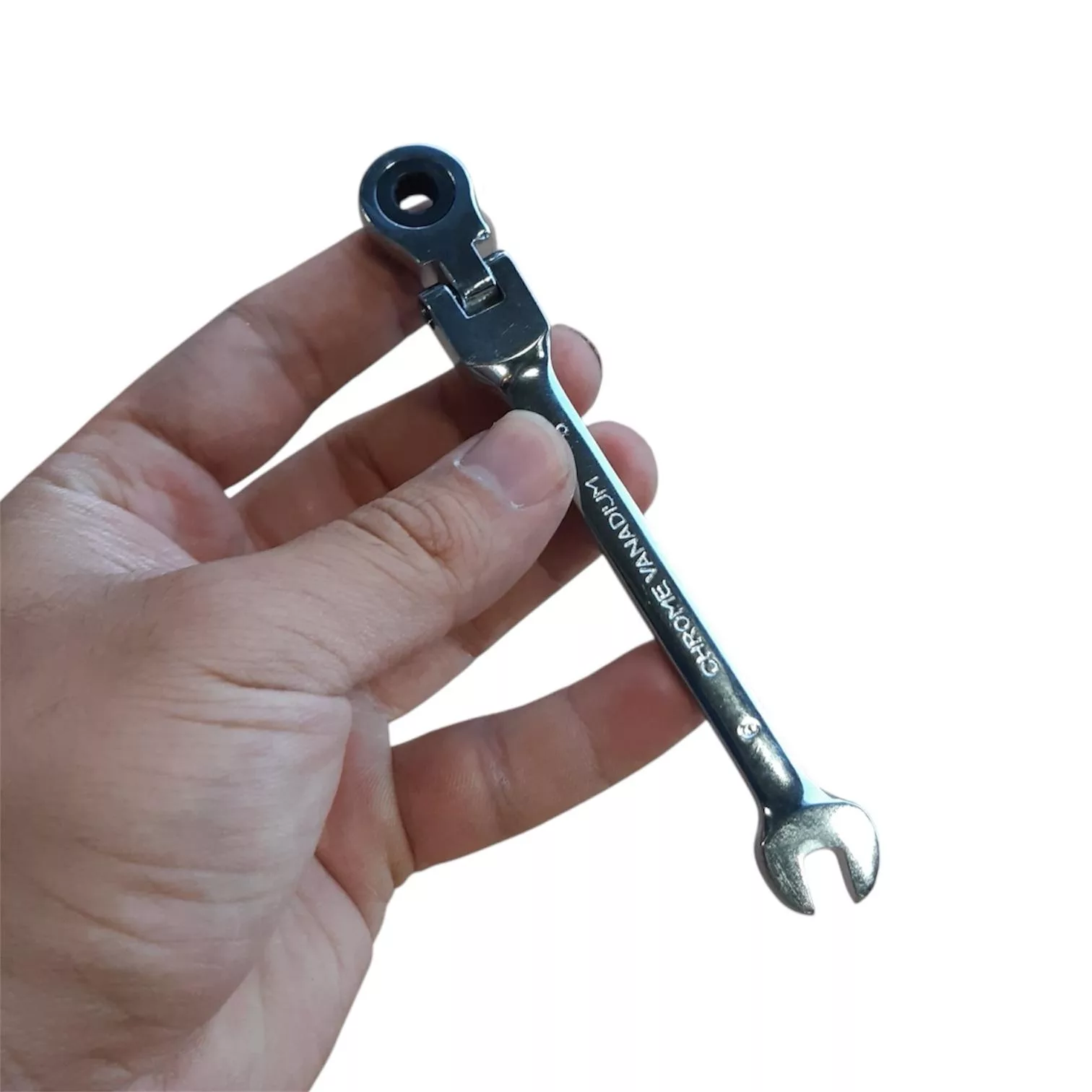 آچار یکسر تخت یکسر جغجغه ای مدل مفصلی سایز 6 میلی متر