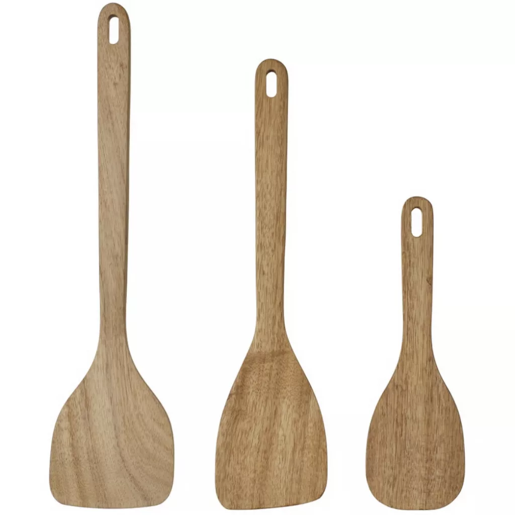 سرویس کفگیر چوبی 3 پارچه ایکیا مدل majfisk