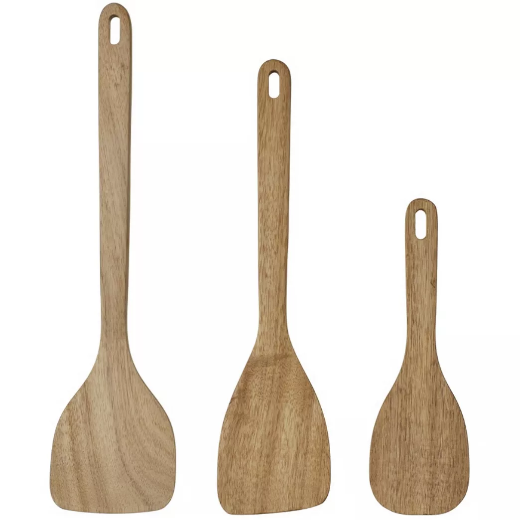 سرویس کفگیر چوبی 3 پارچه ایکیا مدل majfisk