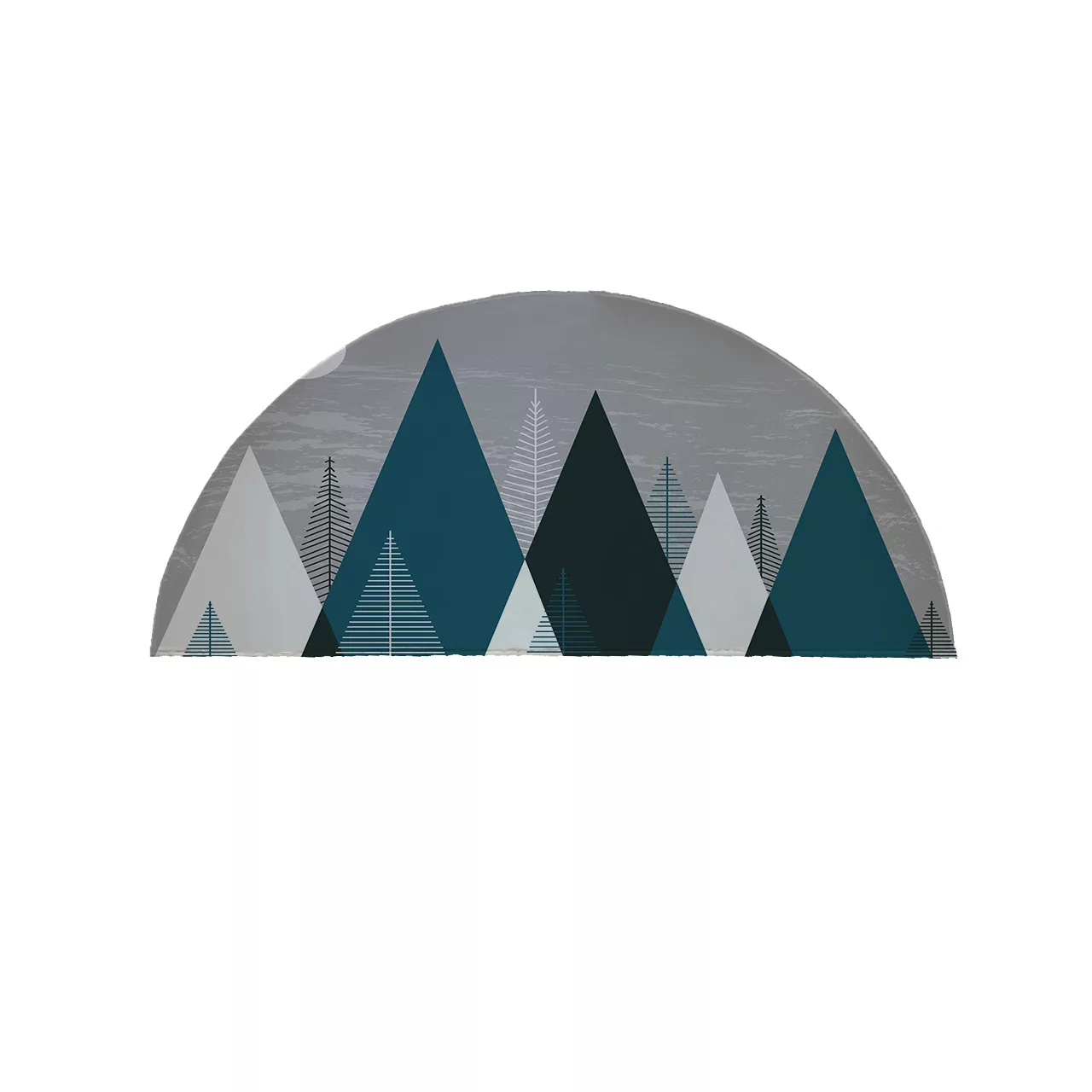 پادری مدل نیم دایره طرح کلاسیک کد 9247 سایز 90×45 سانتی متر