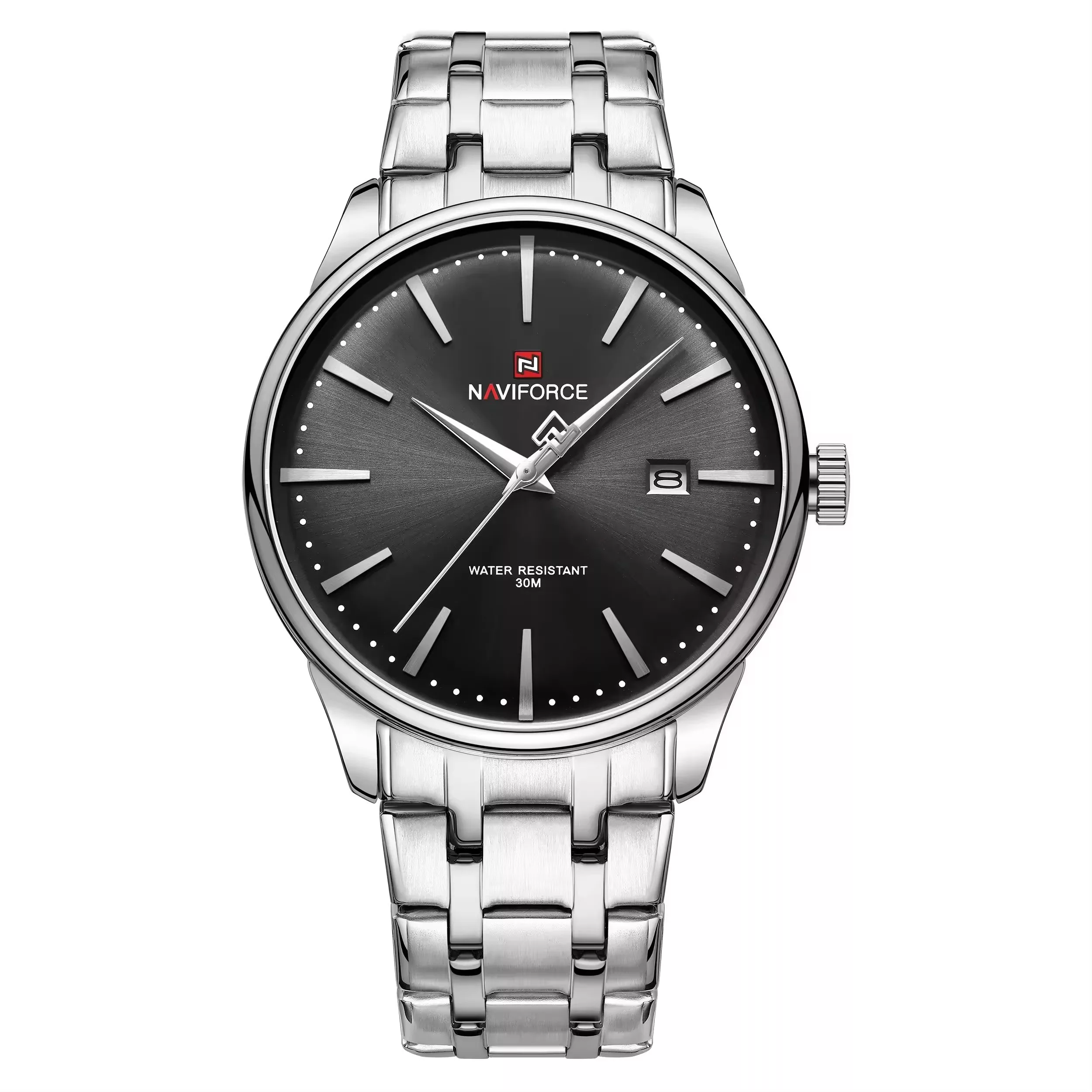 ساعت مچی عقربه‌ای کوارتز مردانه نیوی فورس مدل NF9230SBS