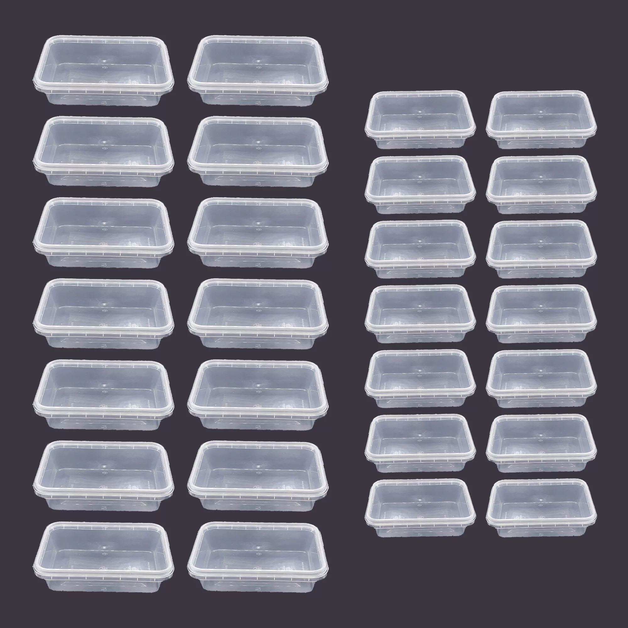 ظرف نگهدارنده مدل فریزری کد 400cc-700cc بسته 28 عددی