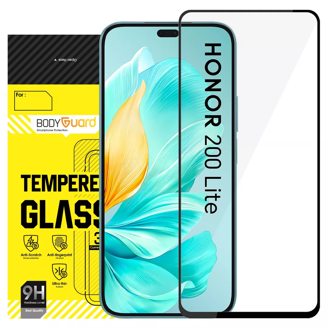 محافظ صفحه نمایش شیشه ای بادیگارد مدل FH مناسب برای گوشی موبایل آنر 200 Lite