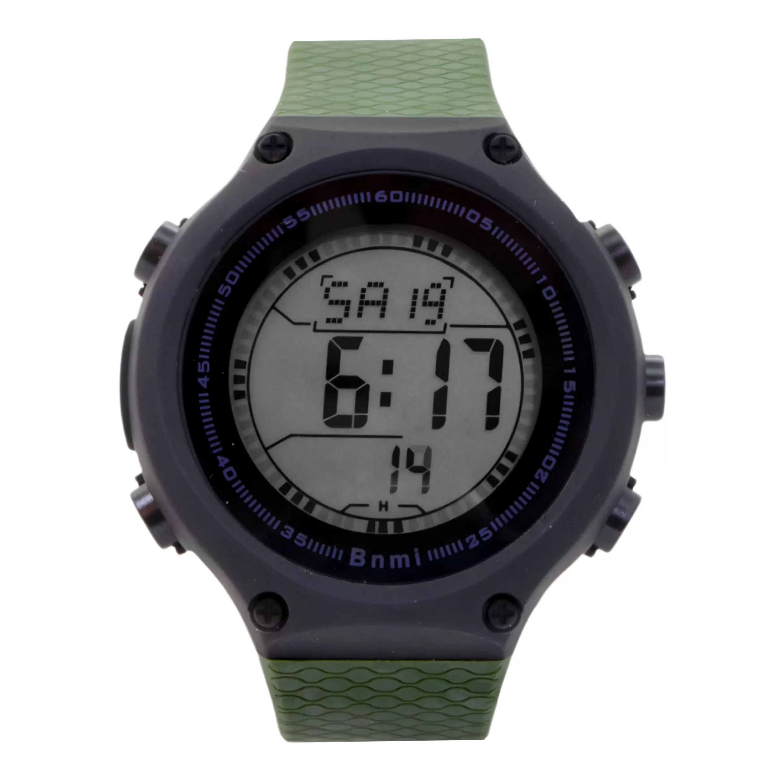 ساعت مچی دیجیتال بنمی مدل کوارتز تک زمانه ضد آب بند پیو کرنومتر دار کد 1