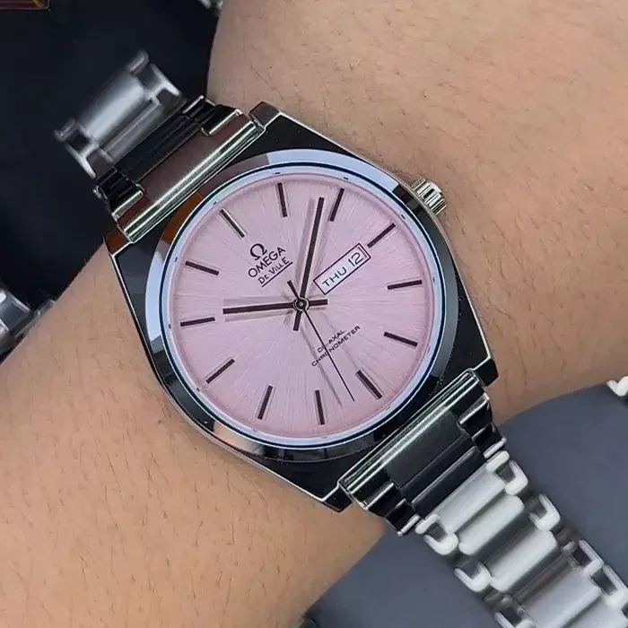 ساعت مچی عقربه‌ای کوارتز مردانه مدل دو تقویمه کلاسیک کد 005