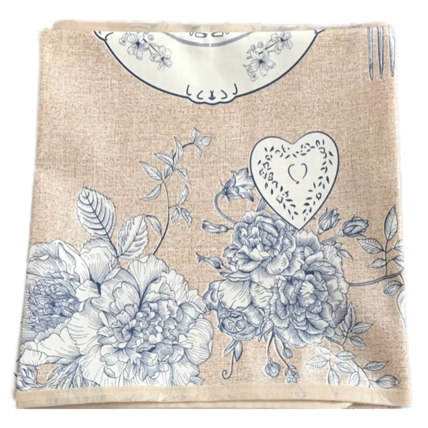 سفره 4 نفره مدل ماژستیک طرح 2 رو کد 06 سایز 100×100 سانتی متر