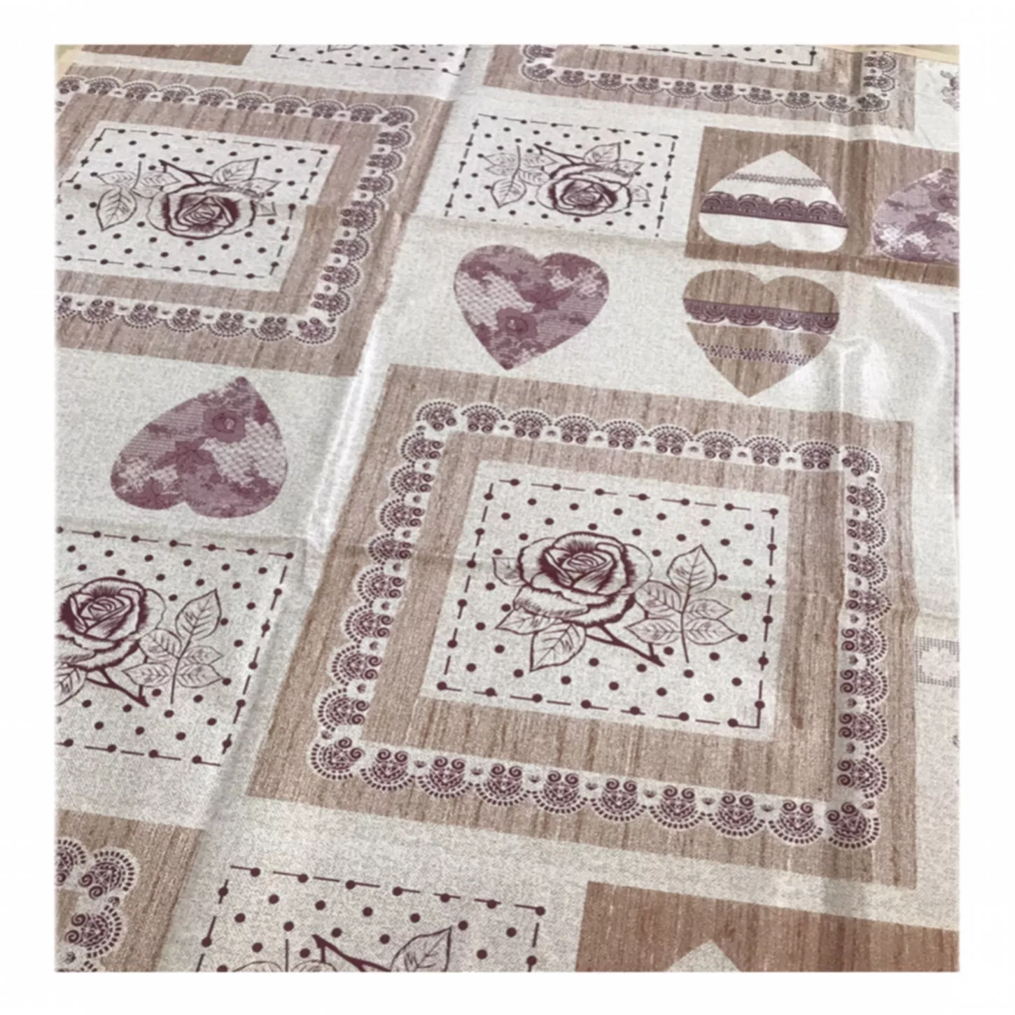 سفره 18 نفره مدل ماژستیک طرح 2 رو  کد 05 سایز 400×140 سانتی متر