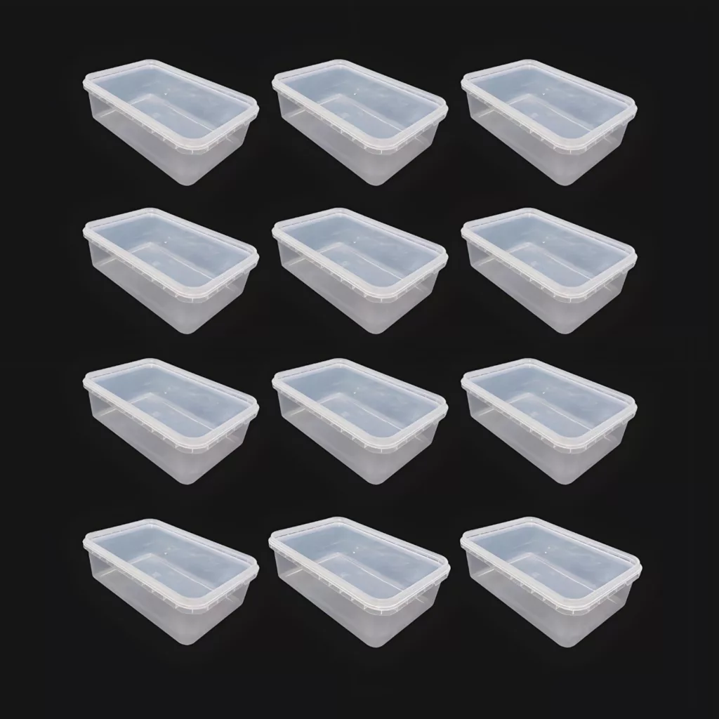 ظرف نگهدارنده مدل فریزری کد M1100cc مجموعه 12 عددی