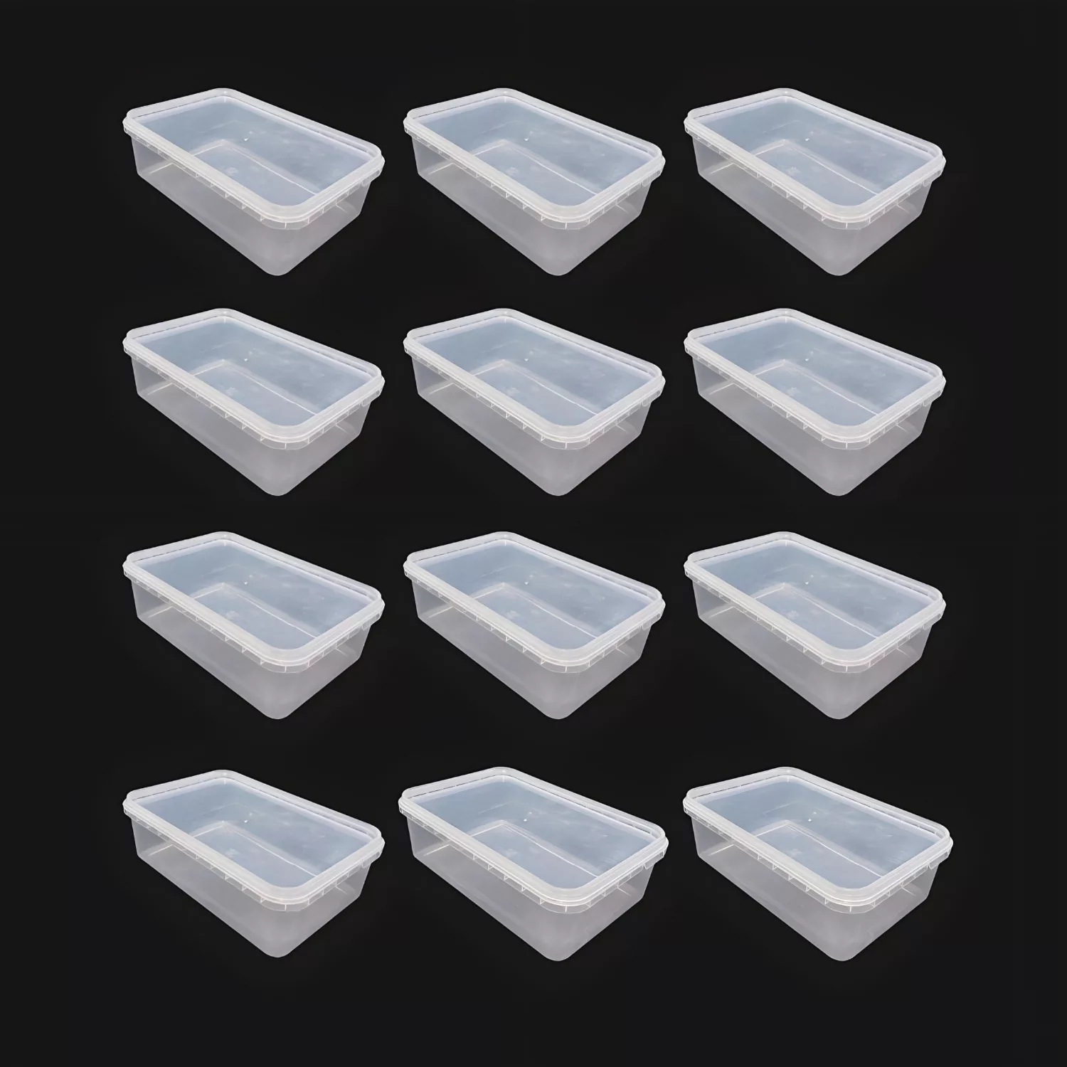 ظرف نگهدارنده مدل فریزری کد M1100cc مجموعه 12 عددی