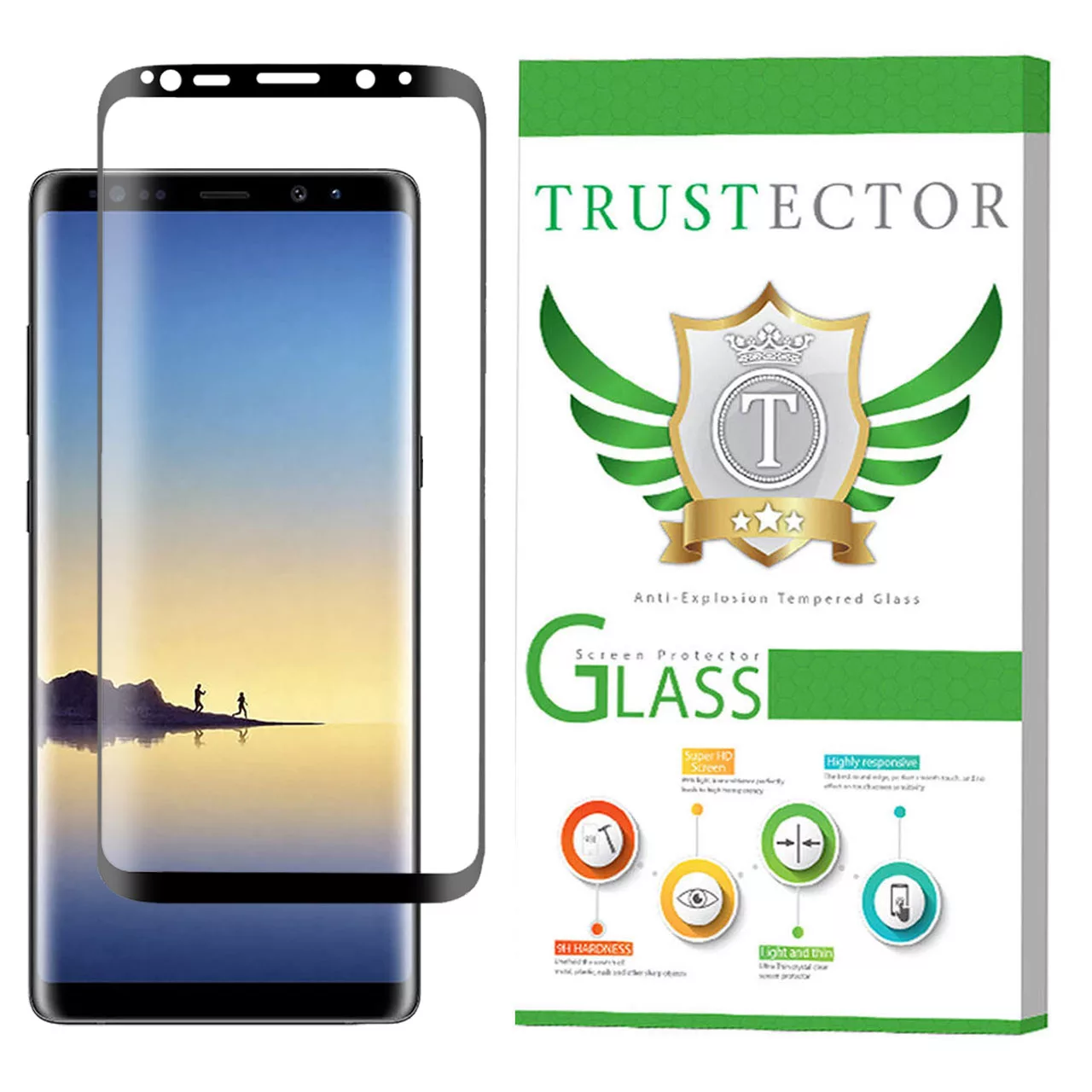 محافظ صفحه نمایش سرامیکی تراستکتور مدل CRA مناسب برای گوشی موبایل سامسونگ Galaxy Note8