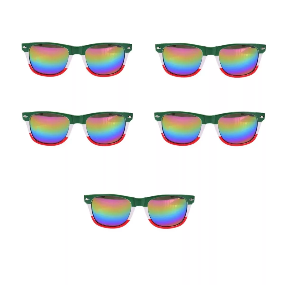 عینک آفتابی مدل ایران طرح هفت رنگ بسته 5 عددی