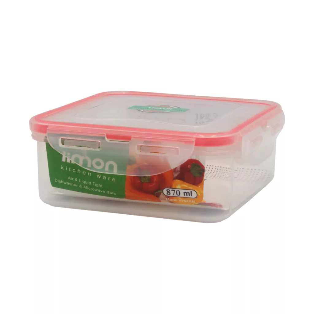 ظرف نگهدارنده لیمون مدل مربع