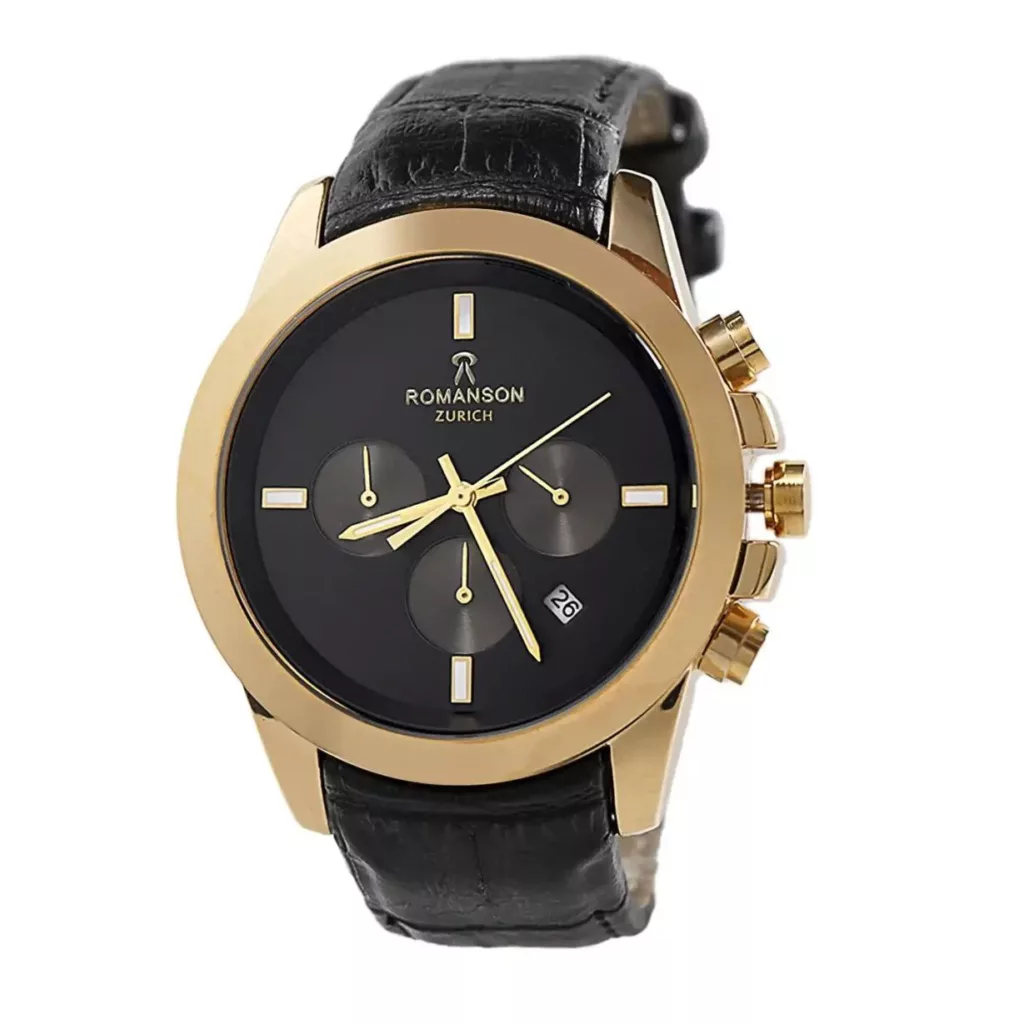ساعت مچی عقربه‌ای مردانه رومانسون مدل سه موتور tms01