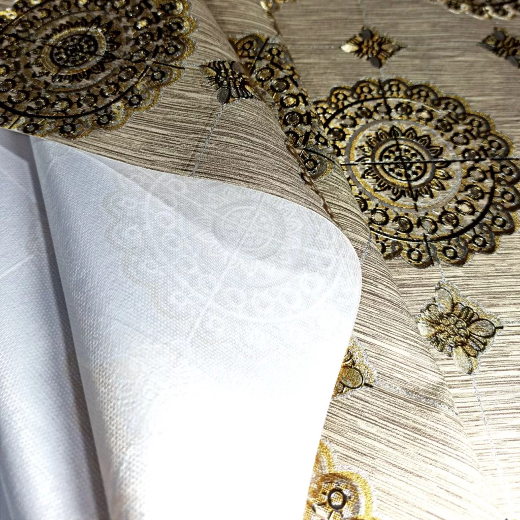 سفره شش نفره مدل پشت نخی فانتزی کد A100-T150