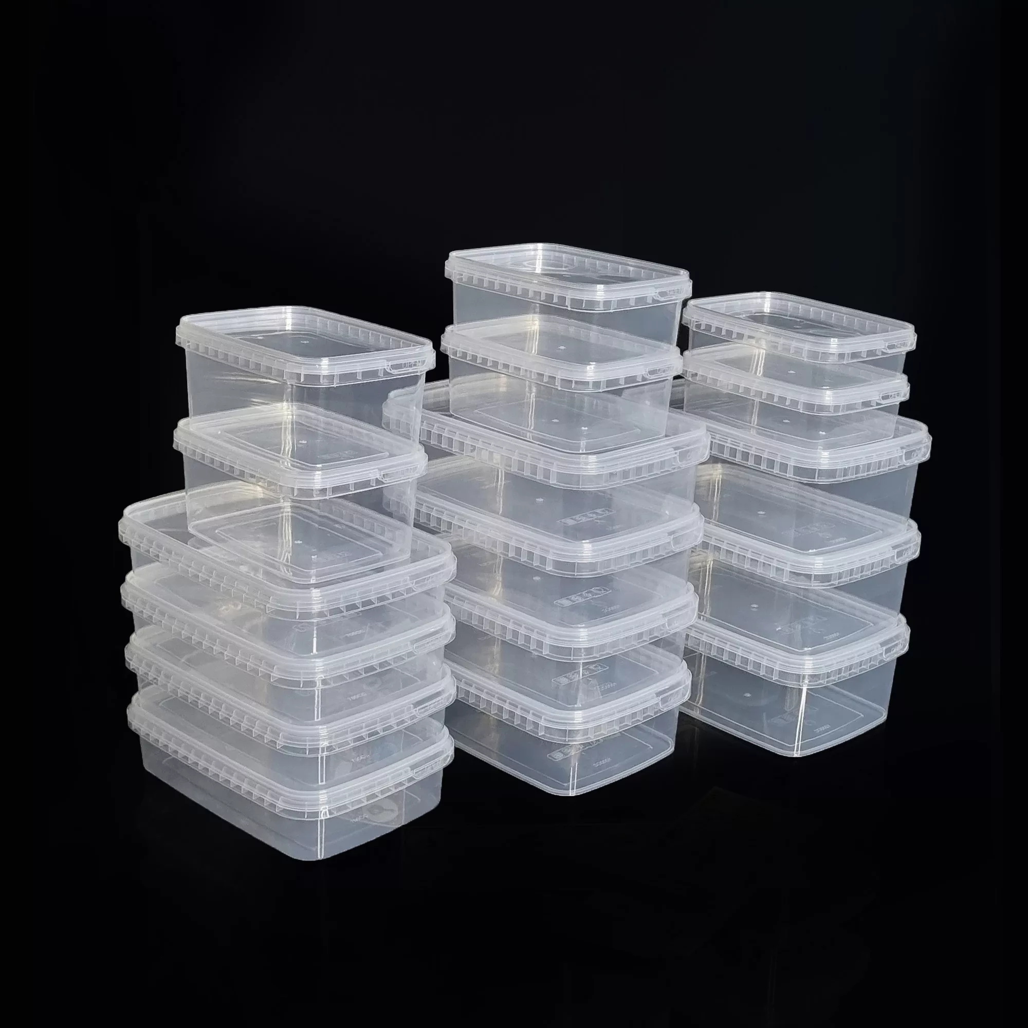 ظرف نگهدارنده پولاد پویش مدل فریزری و ماکروویوی کد 202 مجموعه 17 عددی