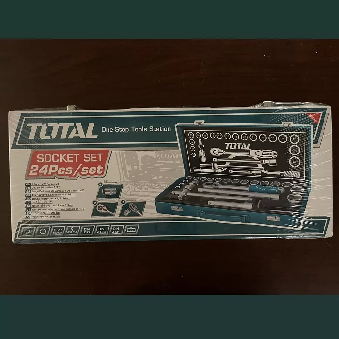 آچار بکس توتال مدل 24s مجموعه 24عددی