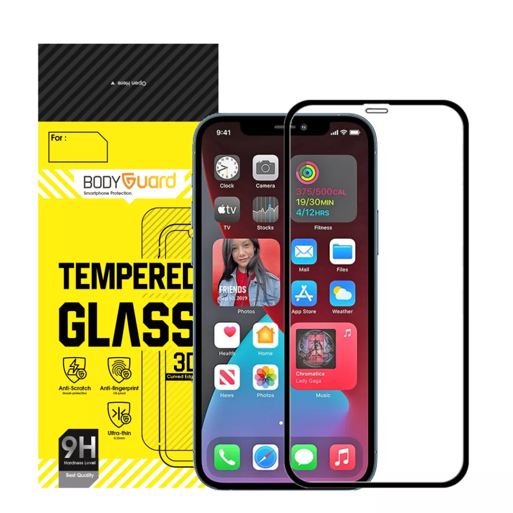 محافظ صفحه نمایش بادیگارد مدل FIP مناسب برای گوشی موبایل اپل iPhone 12 Pro Max