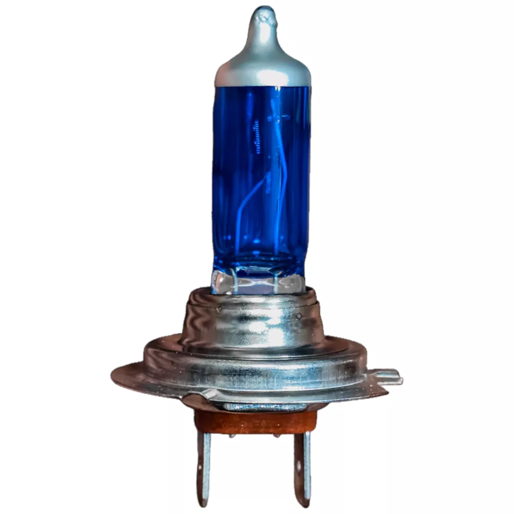 لامپ نور پایین و نور بالا و مه شکن چراغ جلو تک حالته بست یدک مدل یخی کد W639 پایه H7 مناسب برای ون مرسدس بنز ویتو بسته ۲ عددی