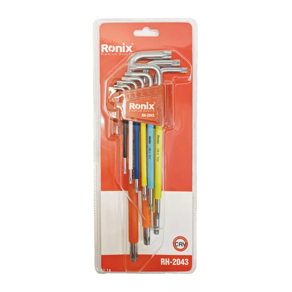 آچار ستاره ای رونیکس مدل RH-2043 مجموعه 9 عددی