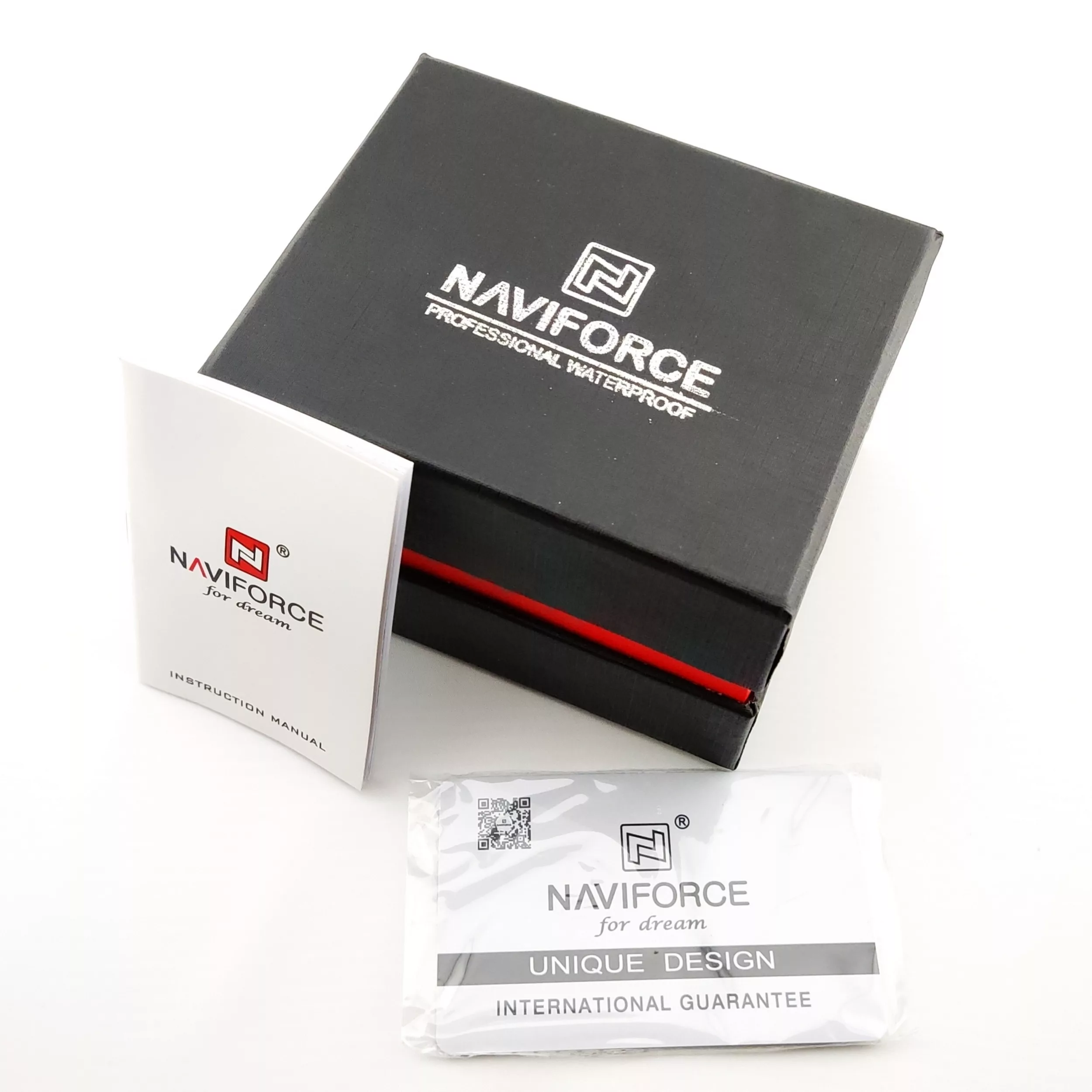 ساعت مچی عقربه‌ای مردانه نیوی فورس مدل دو تقویم NF 9229SB