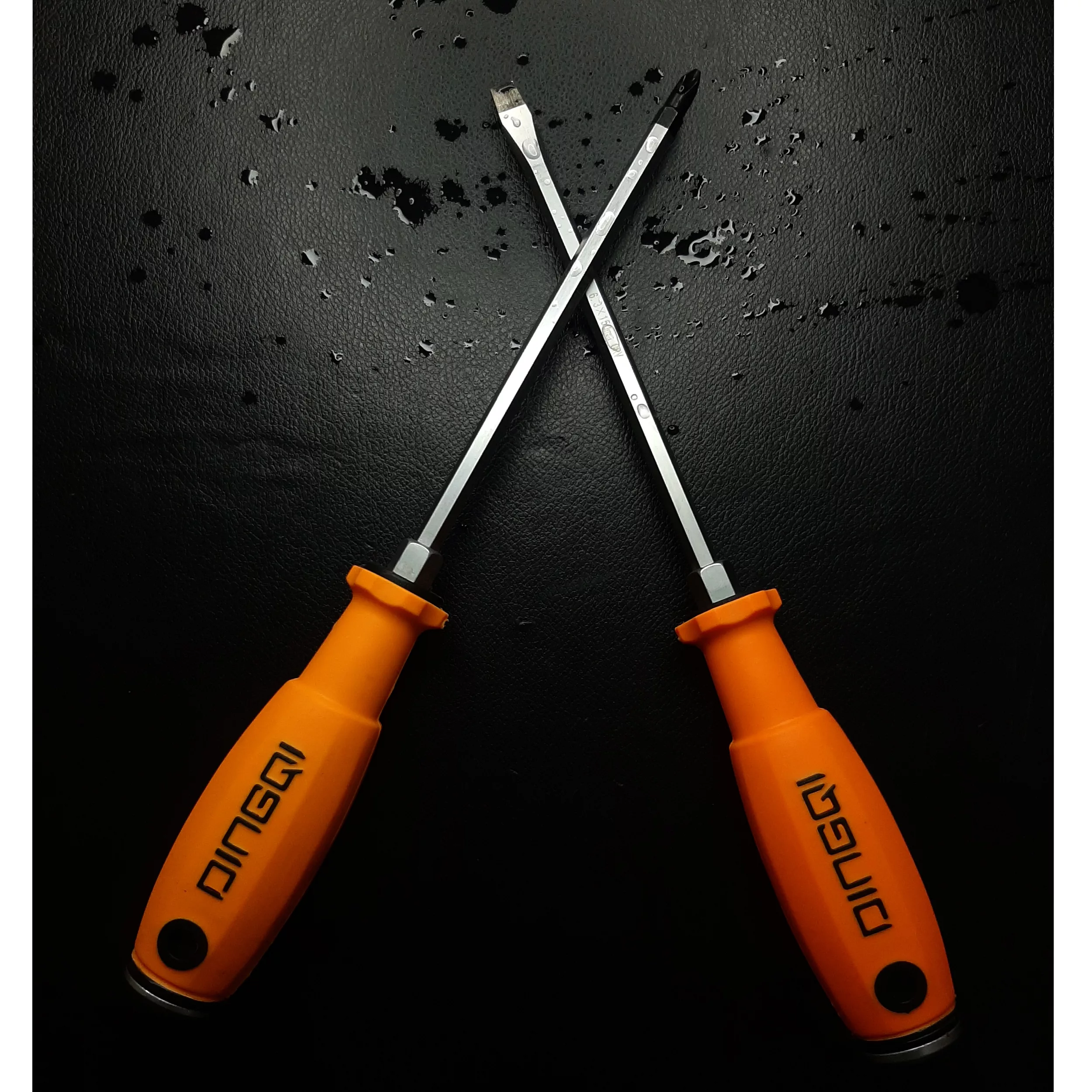 پیچ گوشتی ضربه خور دوسو و چهار سوی دینگشی مدل GHS-974 بسته 2 عددی