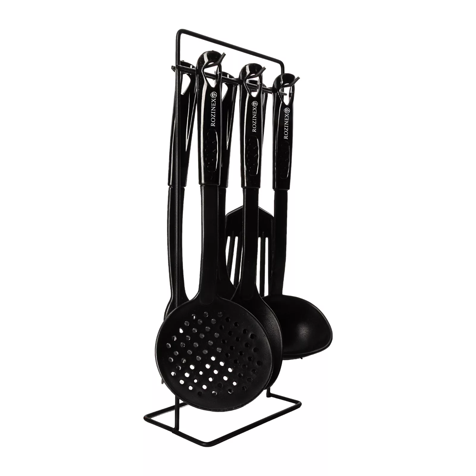 سرویس کفگیر و ملاقه 6 پارچه مدل پرایم به همراه استند