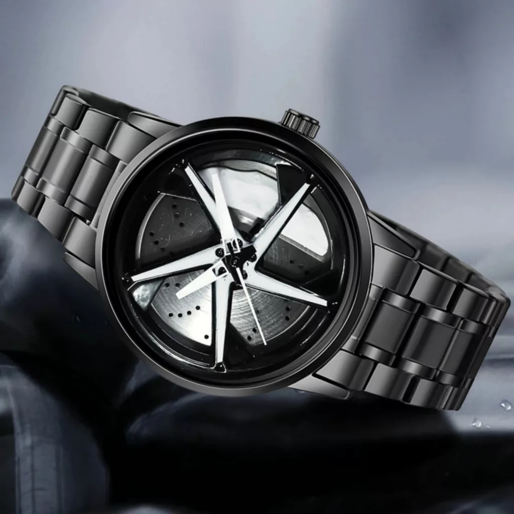 ساعت مچی عقربه‌ای کوارتز مردانه مدل اسپرت صفحه رینگ چرخان کد S8