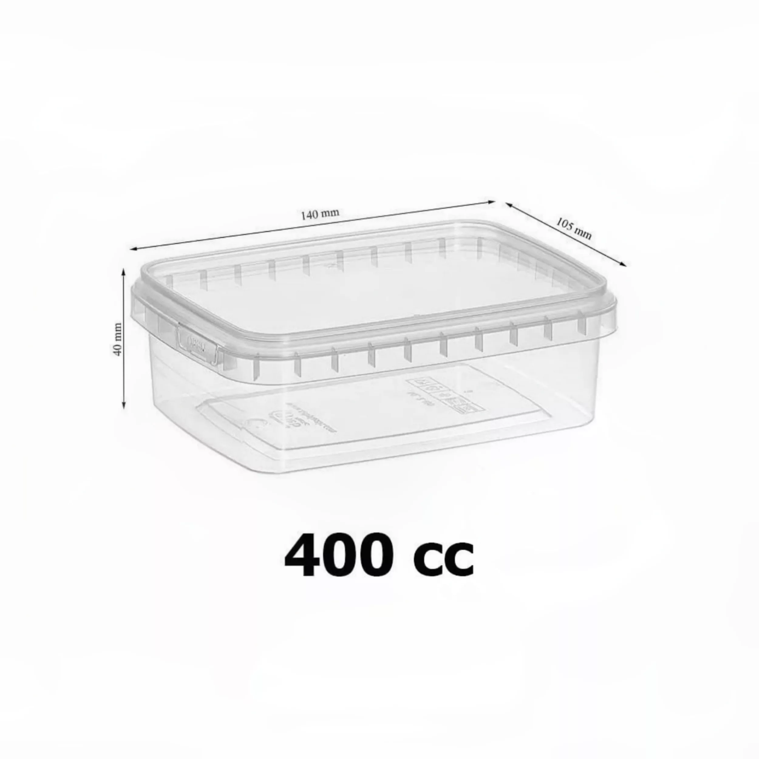 ظرف نگهدارنده مدل فریزری کد 400cc بسته 12 عددی