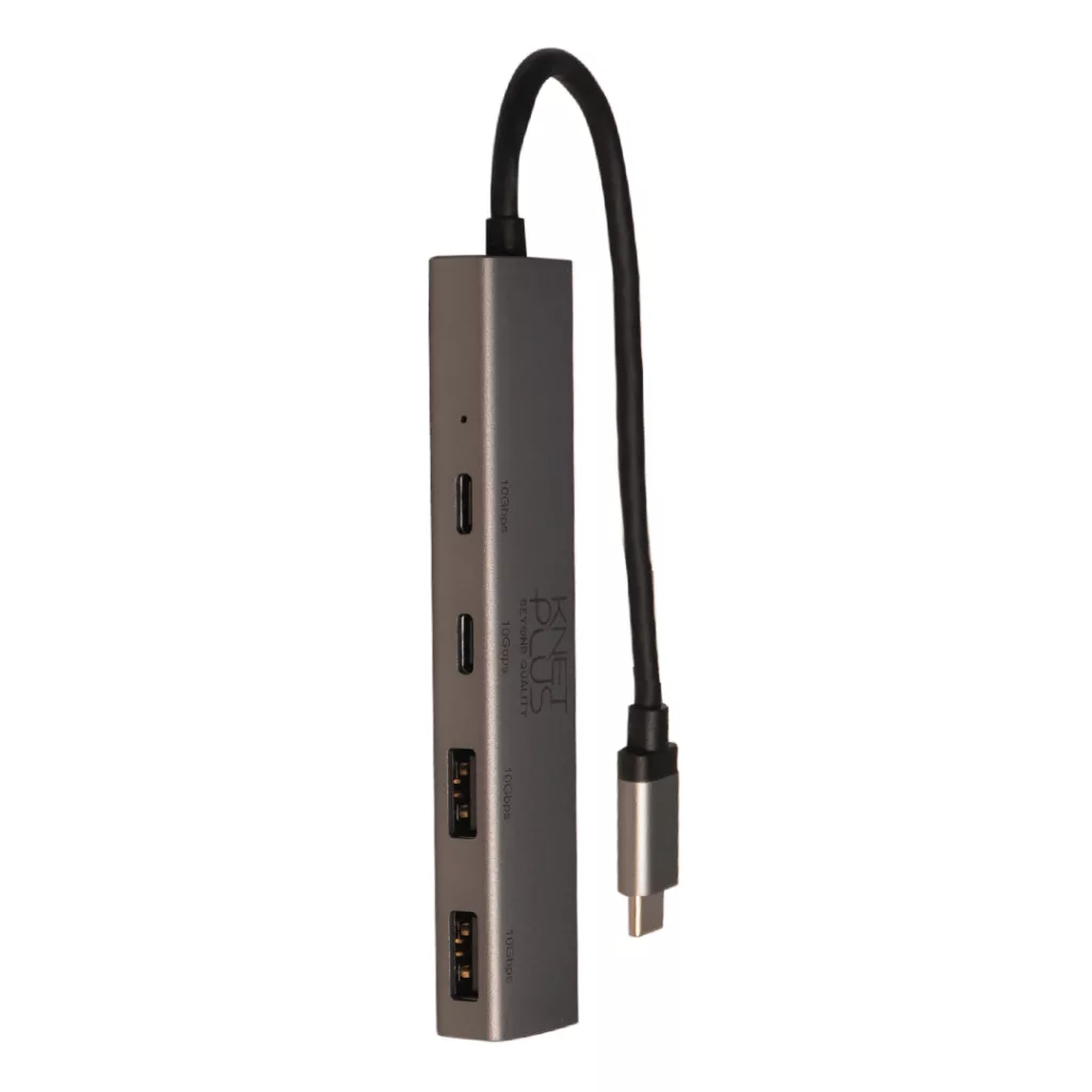 هاب 4 پورت USB-C کی نت پلاس مدل KP-HC34