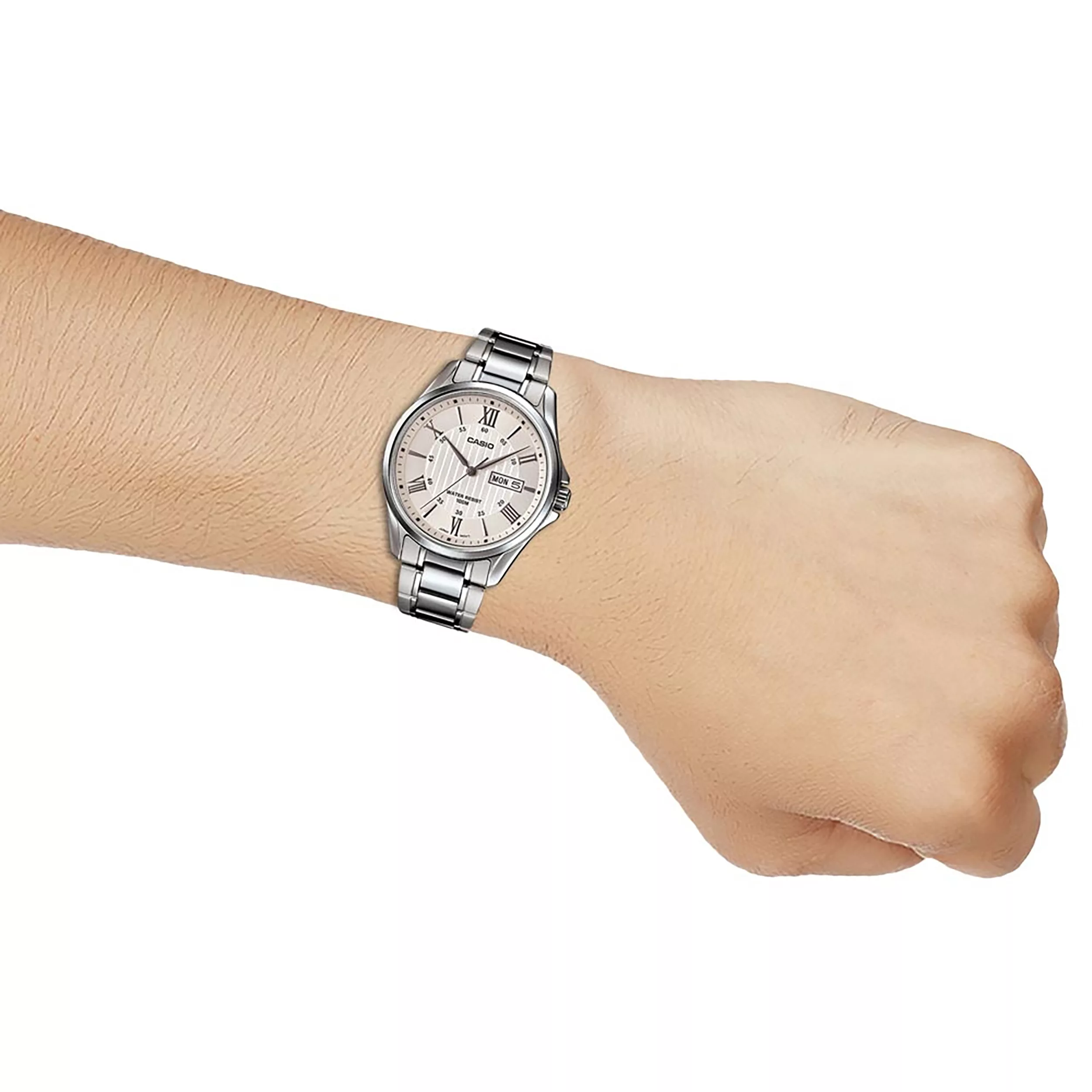 ساعت مچی عقربه ای مردانه کاسیو مدل MTP-1384D-7AVDF