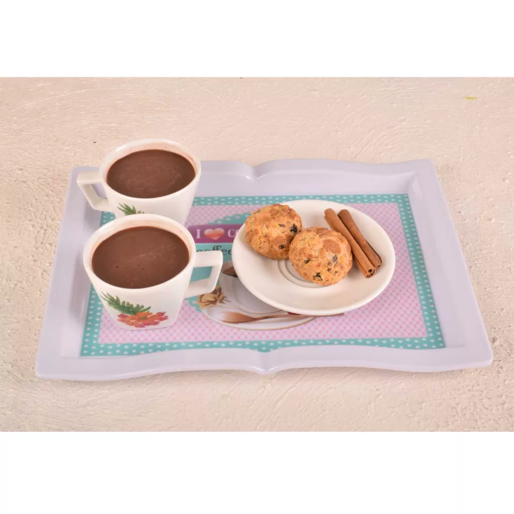 سینی مدل الگانت طرح Coffee