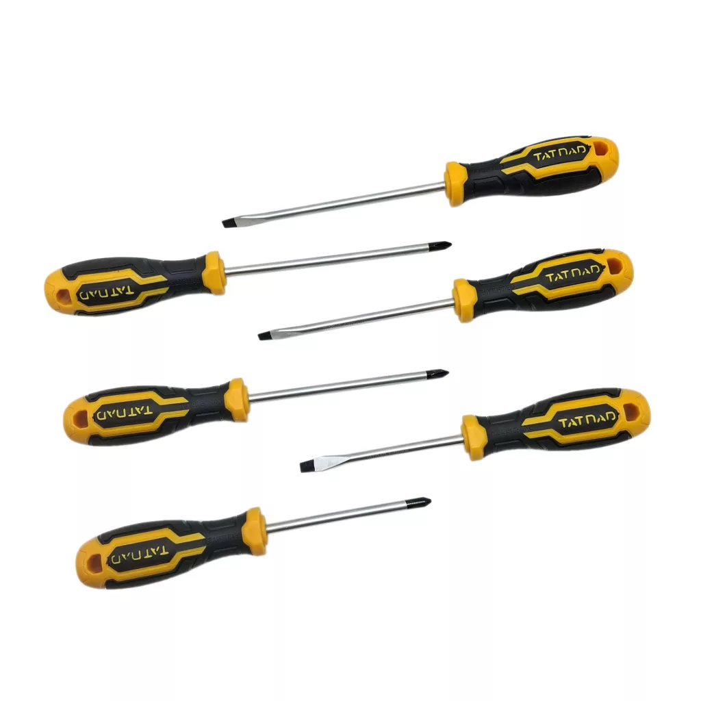 پیچ گوشتی چهارسو دوسو تاتند مدل 6PCS مجموعه 6 عددی