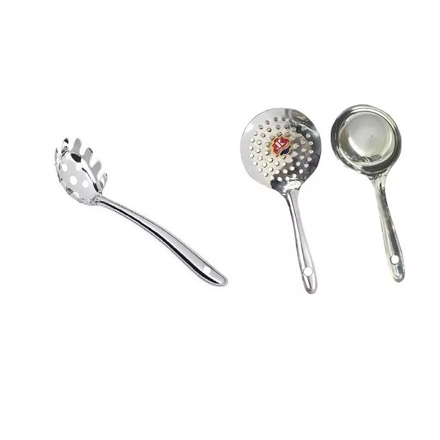 سرویس کفگیر و ملاقه 3 پارچه مدل هندي کد KMM